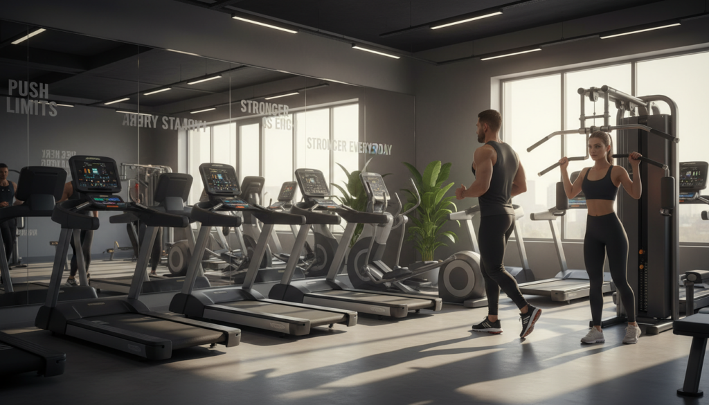 hvilke maskiner skal jeg bruge i fitness