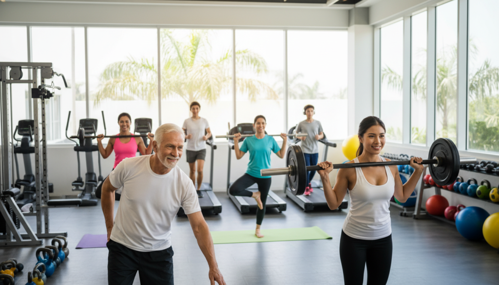 hvor gammel skal man være for at gå i fitness